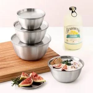 리본제이 뉴 미니 304 계량볼   트레이 커버 3종세트 200ml+400ml+600ml