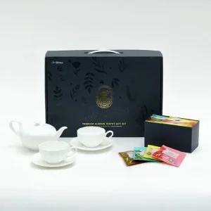 알라딘 티포트 3종 허브차 선물세트  티잔 2인조포함  도자기티포트세트 찻잔