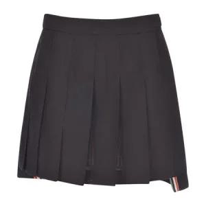 [톰브라운]THOM BROWNE 톰브라운 울 프레스코 플리츠 미니 스커트 (FGC402V 00473 001)