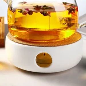 티포트 이시아르 도자기 티워머 따듯함 유지 포트 유리주전자