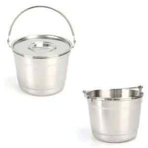 얼음들통 스텐 들통 양동이 얼음통 24.3x17.5cm 8호 약 4.8리터 스텐통