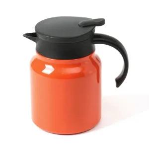 보냉보온주전자 티웨어 이중 진공 보온 주전자 900ml 오렌지 차 포트 이중진공보온포트
