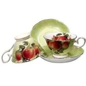 머그컵 애플 커피잔 세트 도자기 찻잔 커피컵 2인조