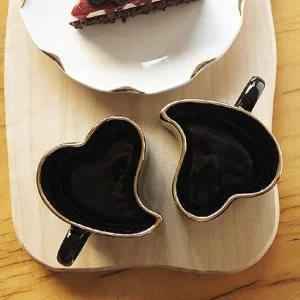 머그컵 골드링 하트 도자기 1P 커피잔 집들이 찻잔