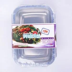 밀폐용기 스텐 밀폐 용기 반찬통 냉장고 보관 사각 560ml 반찬용기