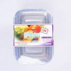 밀폐용기 스텐 밀폐 용기 반찬통 냉장고 보관 사각 1.1L 반찬용기