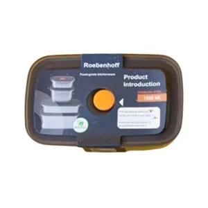 스텐찬통 레벤 렌지형 스텐 찬통 직사각 1000ml 1P 반찬통 용기 스텐반찬통