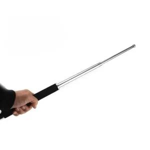 셀프디펜스 진압 특542G 고탄소강 640MM 삼단봉 실버 안전용품 산업현장 안전장비 보호장비 통제용품
