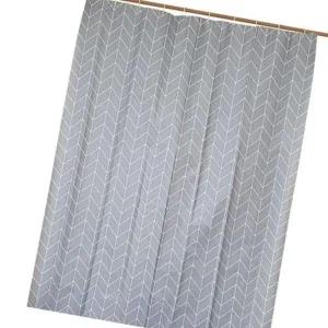 [골드스마일]고급형 샤워 커튼 헤링본 체크 행거 커버 리빙 가리개