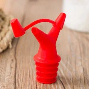 [골드스마일]와인 뚜껑 스토퍼 소스병 마개 양방향 실리콘 병뚜껑