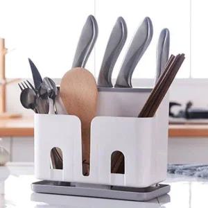[골드스마일]그레이 칼꽂이 칼거치대 깔끔 조리도구 수납 정리 거치대