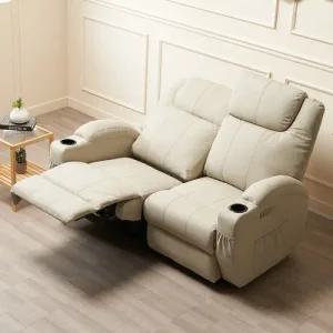 코모드 2인용 전동리클라이너 컵홀더형 에어레더 [무료배송]