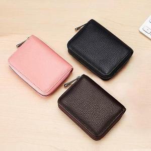 아코디언 카심플드지갑 가죽