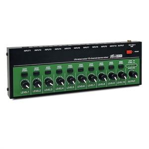 더운 MX1002 10 채널 스테레오 헤드폰 앰프 미니 휴대용 초저잡음 오디오 이어폰 분배기 EU 플러그