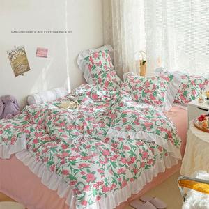 침구 매트리트렌스 침대 이불 베개 매트 커버 세트_일론