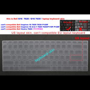 Dell G16 7620 P105F011 P105F012 Dell G16 7630 P122F P122F001 노트북용 키보드 스킨 커버 보호대