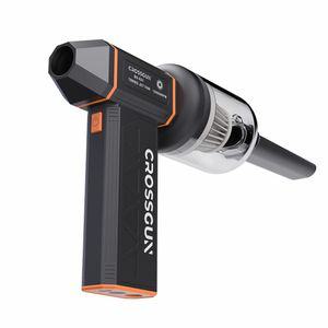 CRGUN 미니 송풍기 블랙 초강력 제트 선풍기 Pro 휴대용 제설