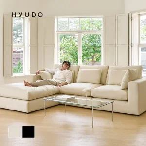 휴도 구름의 동백 2900 모듈형 가죽 소파 4인용+스툴 (쿠션증정)