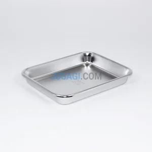 병원 의료용 스텐 사각 간호사 트레이 6/8절 소독통 드레싱밧드