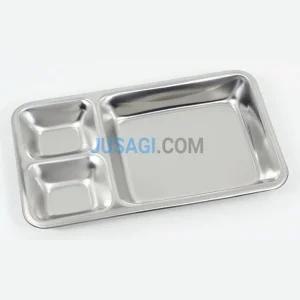 의료용 스텐 3칸 드레싱 캔(뚜껑없음) 멸균 병원