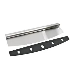 kimspp 올스텐 피자칼 35cm 곡선형 스텐 스크래퍼 스크래퍼 사각스크래퍼