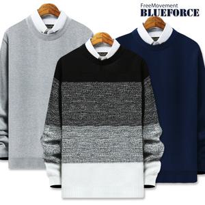 겨울신상 라운드 니트/남자옷/스웨터/꽈배기/단가라니트/폴라