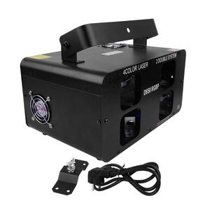 클럽 나이트 화려한 무대공연 파티 4칼라레이저 노래방조명