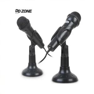 미니 스탠드형 PC마이크 MIC(노래방형태/휴대용/분리가능/각도조절 스탠드+탈착식 마이크/노이즈방지 필터