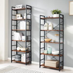 스틸프레임 다용도 책장/ 책꽂이/ 진열장/ 수납장/ 서재 전면책장