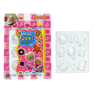 도너랜드 5000 플렉시블몰드 과자 찍기 아이클레이