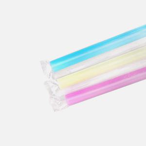 테이크아웃 버블티 스트로우 개별포장 빨대 컬러혼합 200개