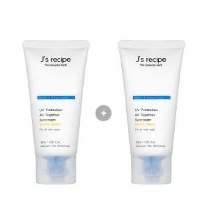 제이스 레시피 UV프로텍션 올 투게더 무기자차  워셔블 선크림 50ml