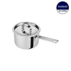 Cook304 프리미엄 인덕션 통5중 스텐 편수 냄비 16cm