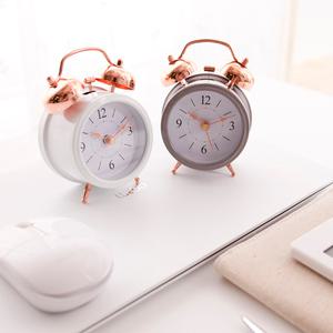 Banana 스노우 윔그레이 무소음 알람탁상자명종시계