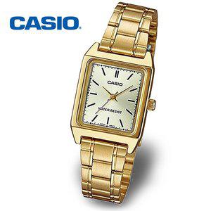 [카시오][정품] CASIO 카시오 여성 정장 메탈시계 LTP-V007G-9EDF
