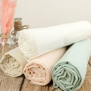 면100% 이중지 오가닉원단 - 거즈이중지 무지(6칼라)