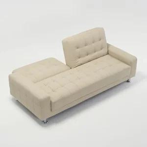 [착불]갤럭시 등받이 독립 각도조절 3인 소파베드 에어레더 3인용쇼파