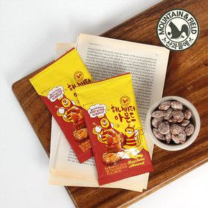 [산과들에] 달콤바삭 허니버터아몬드 20봉 (견과류 간식)