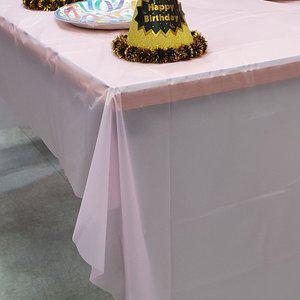 [파티공구]비닐 식탁복 일회용 테이블보 파티 이벤트 핑크