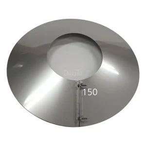 입체형 가림막(150mm) /두께0.5mm 스텐연통 화목난로 벽난로 연도 파이