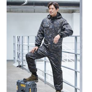 겨울작업복 [ 지벤 ZB-S1896 ] 스즈끼복 일체형정비복 카무플라쥬 방한정비복