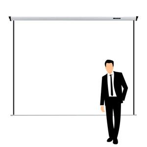 YC 3미터 150인치 자동감김 수동 화면크기 3000x2400mm 빔프로젝터 버퍼 롤스크린 빔프로젝트 빔스크린