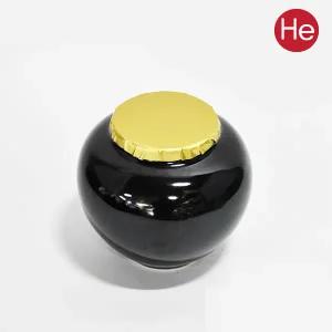 단지용기 입구 밀봉스티커(대) 6호 지름11cm 경옥고단지 소금항아리 도자기 봉합 금박