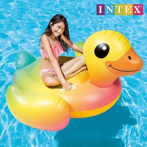 인텍스 옐로우덕 라이드온 튜브 57556  물놀이튜브 오리튜브 수영용품