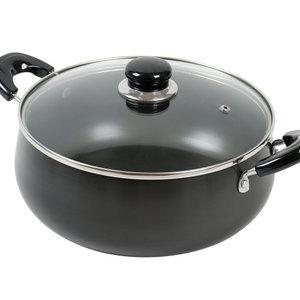 유리 경질냄비 (양수 26cm) BN 손잡이 라면 주방 냄비