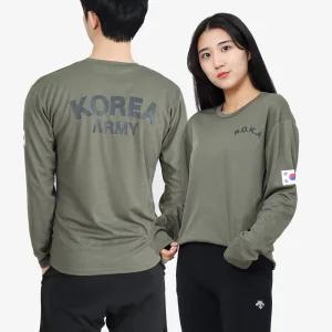 쿨드라이 ROKA 로카티 긴팔티 카키 군인 군용 티셔츠