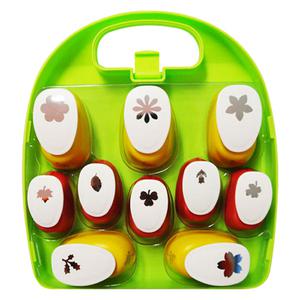 포코스 ReZo 모양펀치 세트 시리즈 (중형) 9종 혼합 모양 세트