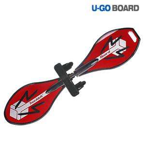 UGO 유고보드 4W 보조바퀴 탈부착 스케이트보드 레드 아동