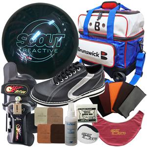 스카우트 R (블랙) 풀세트 /볼링공/볼링용품/볼링화/볼링가방/코브라/몽구스/맘모스