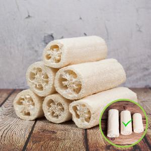 다용도 천연 원통형 수세미(중) 앵무새 장난감 청소용 애완조 천연 수세미 장난감